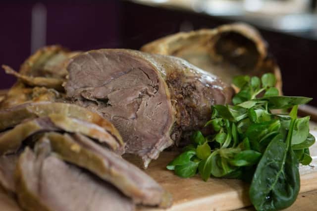 Undated Handout Photo of Salt-baked crusted Welsh lamb. See PA Feature FOOD Easter. Picture credit should read: PA Photo/Steve Pope. WARNING: This picture must only be used to accompany PA Feature FOOD Easter.