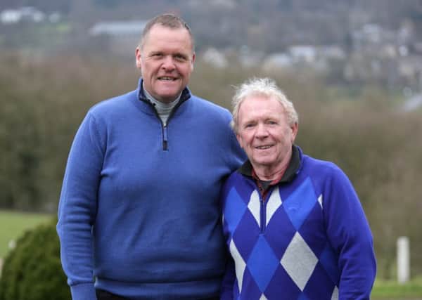 Halifax and Huddersfield Alliance at Bradley Hall Golf Club. Gary Atkin and Paul Reynolds from Outlane.