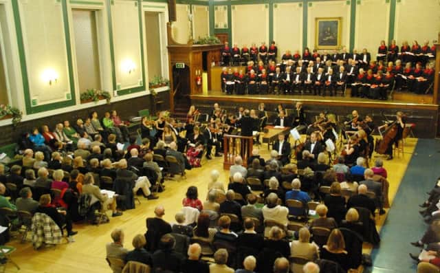 Pictured at Todmorden Choral Society's production of the Messiah with Todmorden Orchestra at Todmorden Town Hall