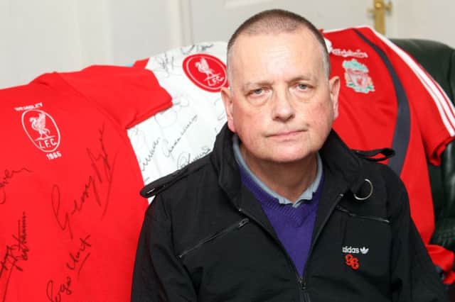 Liverpool fan, David Leedham, who was in the crowd at the Hillsborough disaster.