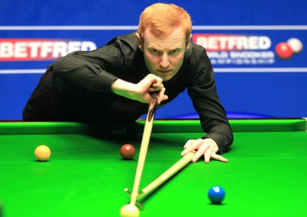 Anthony McGill during his defeat to Marco Fu.