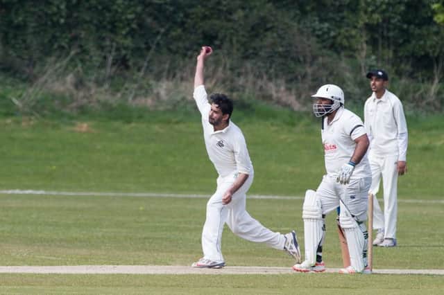 Actions from Brighouse v Gomersall, at Brighouse Cricket Club. Pictured is Zafar Jadoon