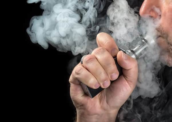 Only 28 per cent of those questioned said they used e-cigarettes to help stop smoking.