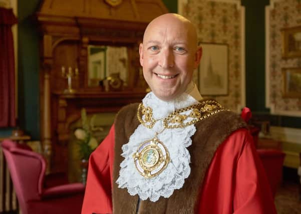 The new Mayor of Calderdale Coun Howard Blagbrough.