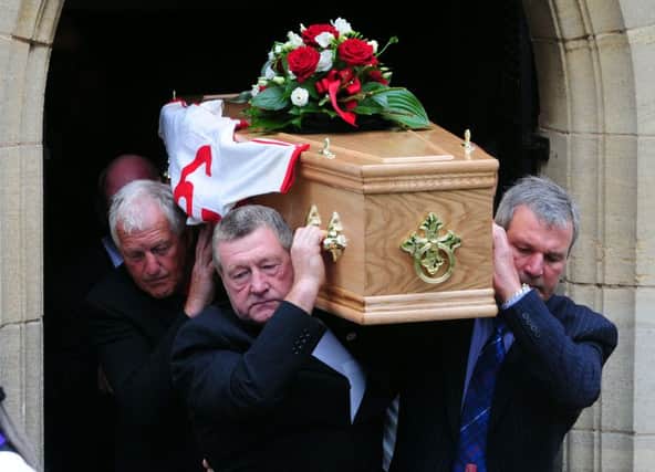 The Funeral of Rugby League Legend Roger Millward, at St Marys Church, Kippax.31st May 2016 ..Picture by Simon Hulme