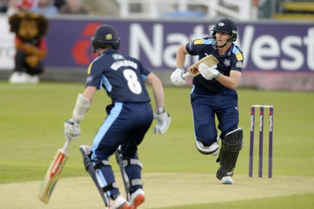 Yorkshire captain Alex Lees scored quickly early in his side's innings against Durham. Picture: Bruce Rollinson