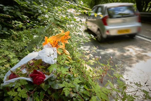 The scene of Sundya's fatal accident in Keighley Road, Hebden Bridge.