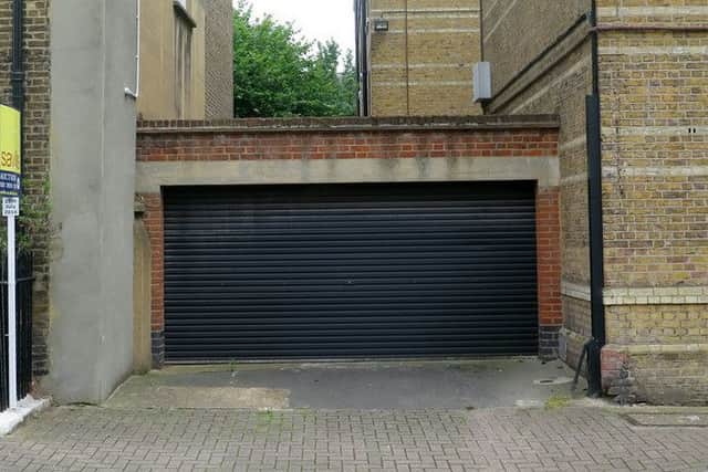 This double garage was sold today for a record-breaking Â£670,000.