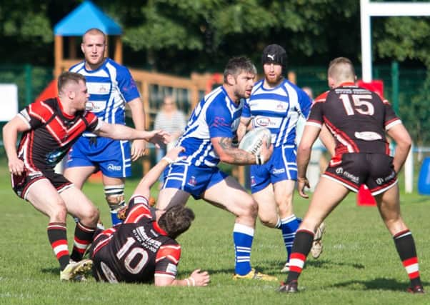 Actions from Siddal v Thatto Heath, pictured is Mark Boothroyd
