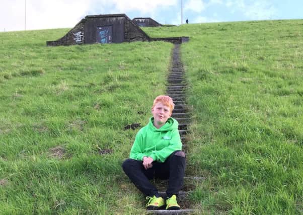 Rafferty Whittingham, from Sowerby Bridge, has climbed Scammonden Steps every day for a month to raise money to buy ktis for his club, Yorkshire Juniors U-12s.