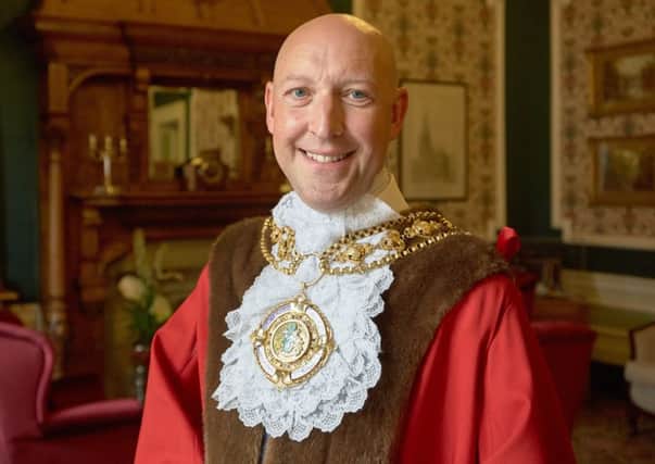 Mayor of Calderdale Coun Howard Blagbrough.