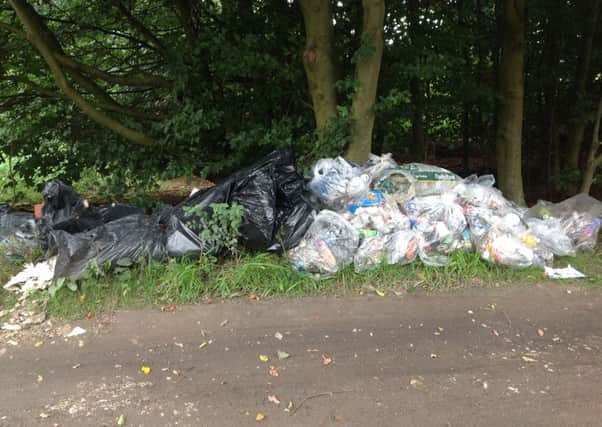 Bags of rubbish continue to build up around Calderdale