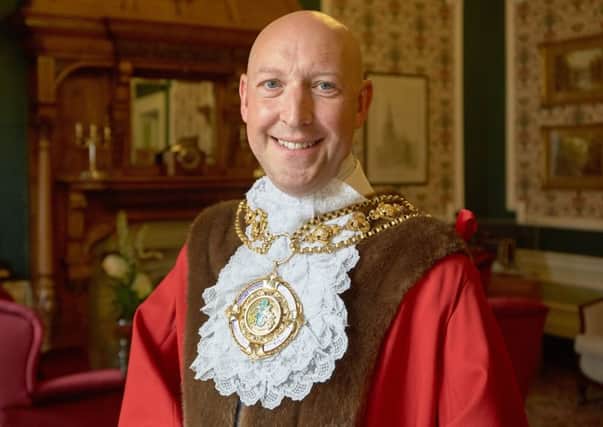Mayor of Calderdale Coun Howard Blagbrough.