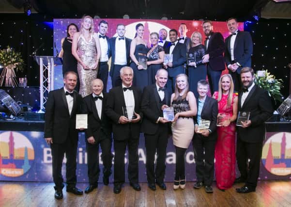 Halifax Courier Business Awards 2015 at The Venue, Barkisland. All award winners.