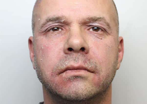 Matthew Lodge has been jailed after he went beserk in a Halifax pub.
