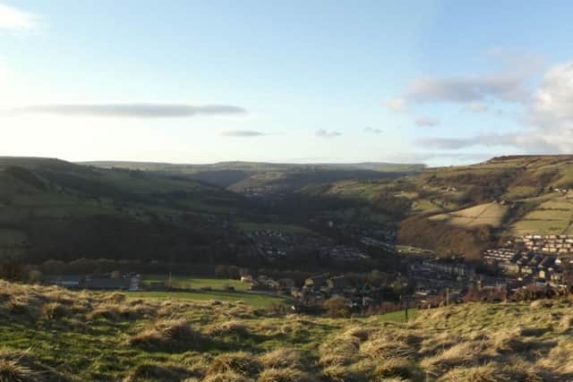 View over Mytholmroyd from Sowerby