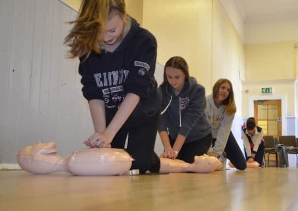 Students learnt vital CPR