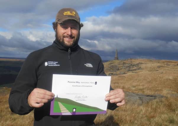 Pennine Way Ranger Colin Chick. Photo courtesy of the Pennine National Trails Partnership