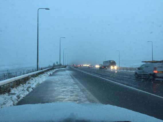 WestYorks Police Rod policing unit posted this picture of the M62 between junction 23-22