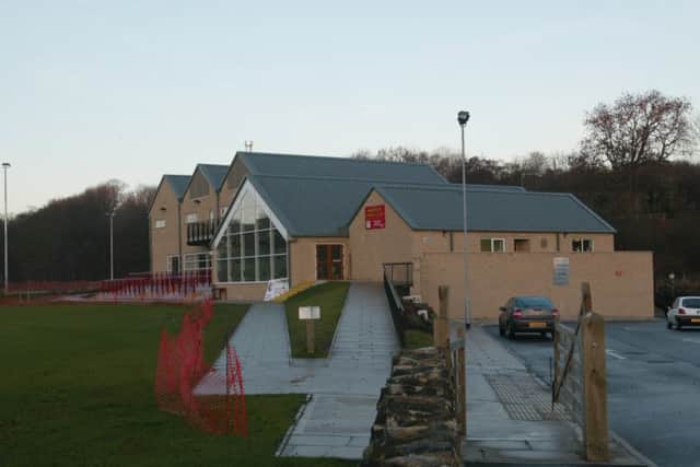 Brighouse Sports Club, Bradford Road Brighouse. Various of club and rugby field. -fsprtsb1-4-