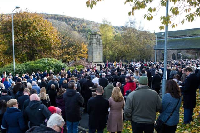 Remembrance Day service at Halifax