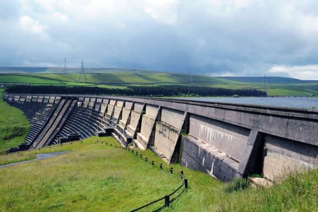 Baitings reservoir on the A58 Rochdale Road.