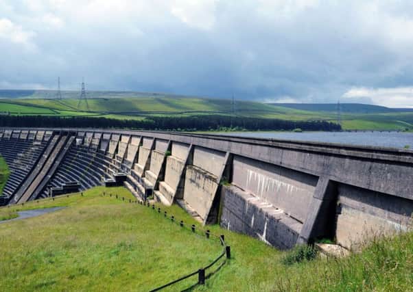 High water levels at Baitings Reservoir