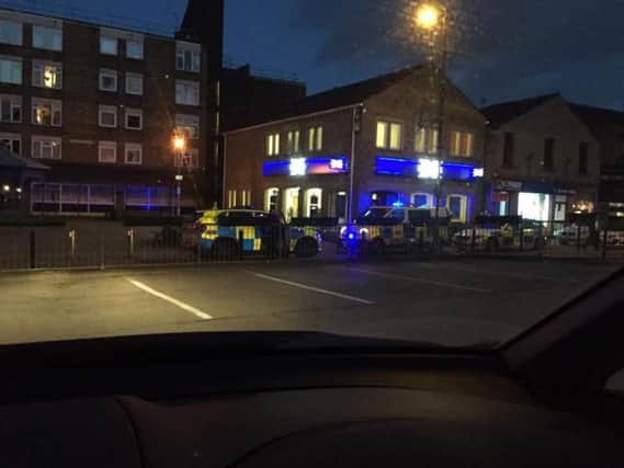 Reader Sean Rothery shared this picture of police at the scene.