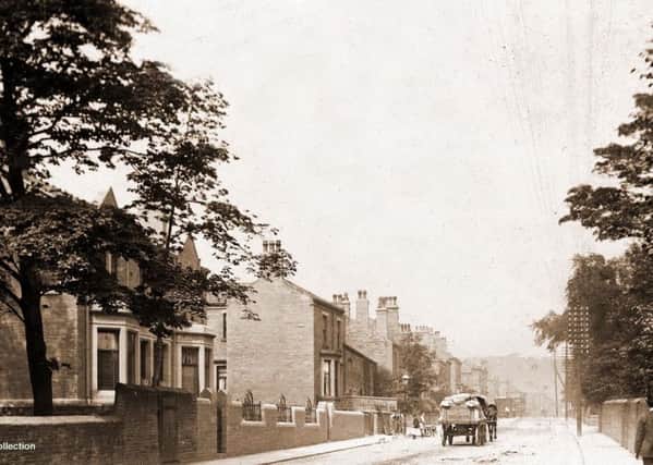 Bradford Road outside Wellholme Park gates pre 1904