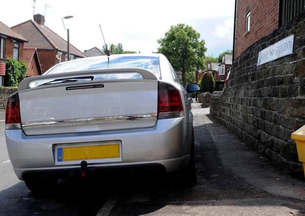 "I feel that drivers who park their vehicles on the pavement are being very inconsiderate to people who really need to be using the pavement"