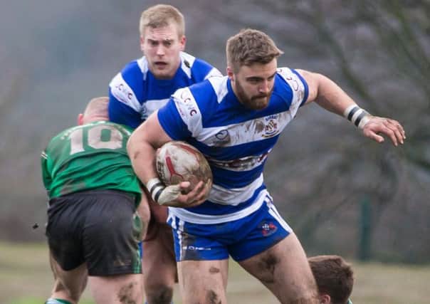 Actions from the Challenge Cup, Siddal v Milford, at Chevinedge. Pictured is Tom Garrett