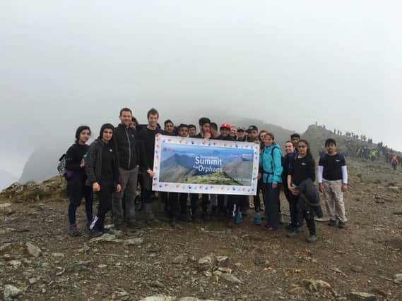 One hundred students and Academy staff walked up Mount Snowdon to go towards their fundraising efforts