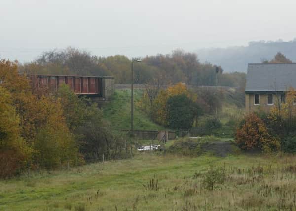Potential site for new Elland railway station, at Lowfields, Elland.