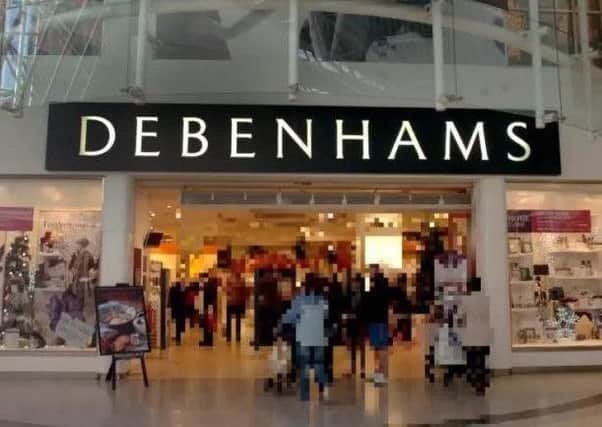 Debenhams Retail giant Debenhams was accused of failing to pay almost 135,000 to just under 12,000 workers.