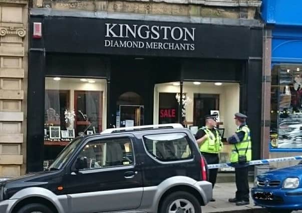 Kingston Diamond Merchants in Halifax was targeted by robbers.