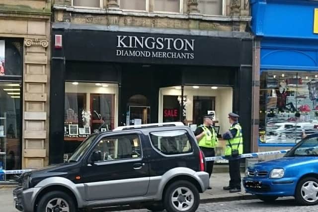 Kingston Diamond Merchants in Halifax was targeted by robbers.