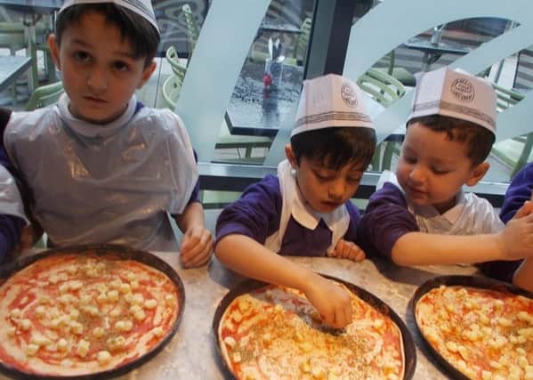 Primary pupils visited Pizza Express in Halifax and learnt how pizza is made