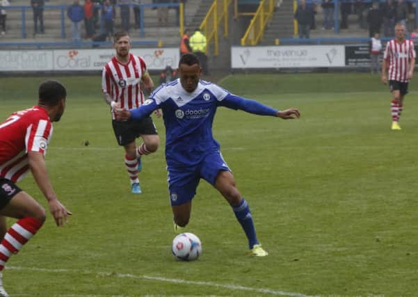 FC Halifax Town v Lincoln City - Adam Smith now plays for Tuesday's opponents Alfreton.