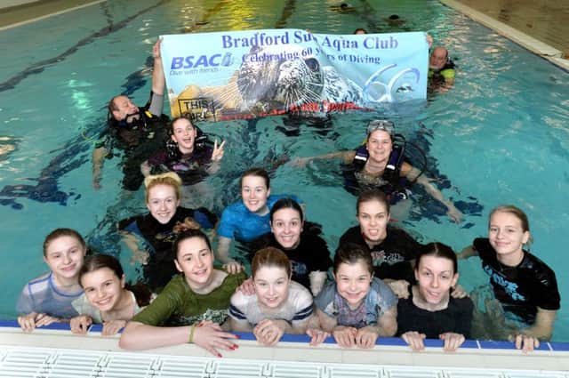 Members of the Queensbury-based Bradford Sub-Aqua Club