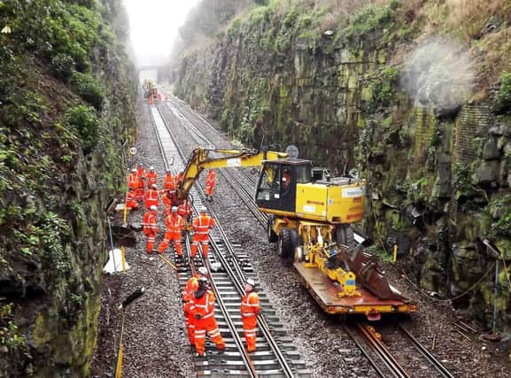 Work has started on a Â£100m investment on the Calder Valley rail line.