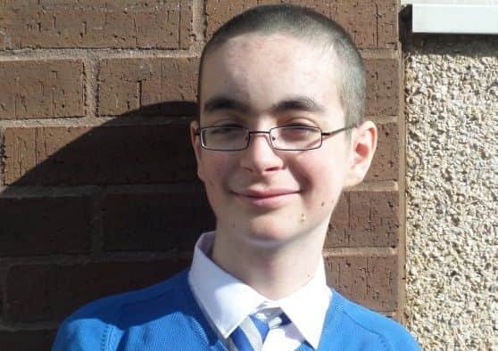 Joe Whitworth shaved his head for the Teenage Cancer Trust