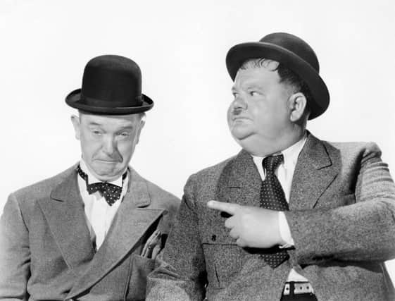 Films devoted to bygone comedians Stan Laurel (left) and Oliver Hardy will be shown at the Rex Cinema, Elland