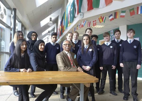 MEP Amjad Bashir helped students to see how determination, work ethic and resilience can change their lives.