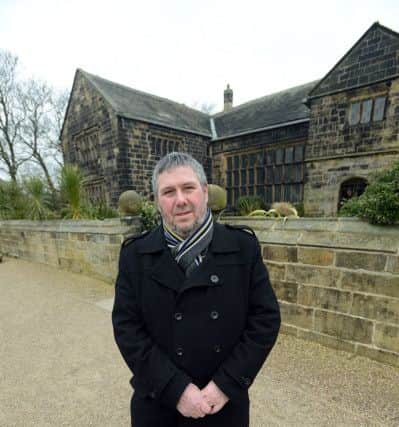 Newspaper: Reporter series.
Story: Kirklees council have officially announced that Oakwell Hall will not close.
Councillor Graham Turner - Portfolio holder for Resources, is pictured outside the hall.
Reporter: John Blow.
Photographer: Andrew Bellis.
Photo date: 16/03/16
Picture Ref: AB112b0316