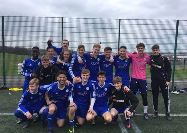 FC Halifax Town's title-winning youth team