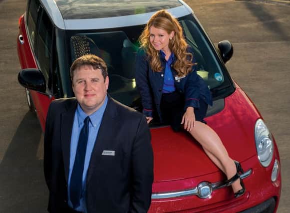 Programme Name: Peter Kay's Car Share S2 - TX: n/a - Episode: n/a (No. 1) - Picture Shows:  John (PETER KAY), Kayleigh (SIAN GIBSON) - (C) Goodnight Vienna Productions - Photographer: -