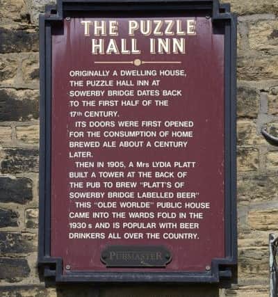 Puzzle Hall Inn, Sowerby Bridge.