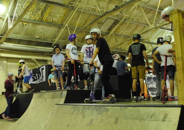 Some of the worlds best Scooter riders at Mags On Ramps.