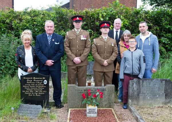 Remembering Peter: Veterans, family members, friends and RBL representatives attended