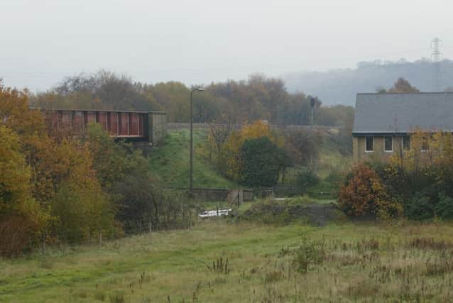Potential site for new Elland railway station, at Lowfields, Elland.